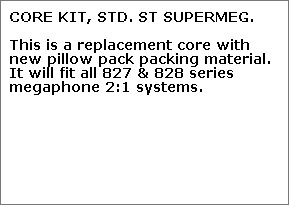 SuperTrapp 100-7093 2:1 SuperMeg System Replacement Core