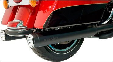 Kerker 147-78226 - Slip-On Stout Muffler - Harley Davidson FLH/FLT '10-16* - Black